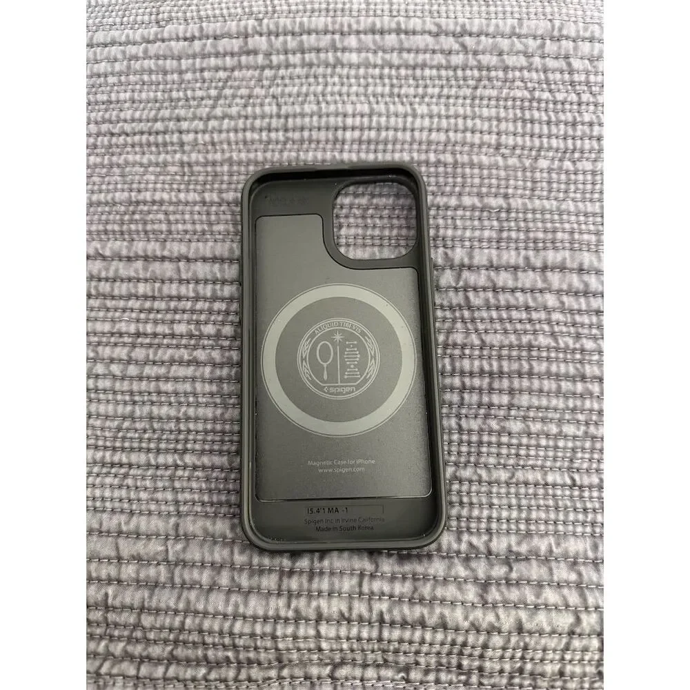 Spigen Mag Armor Case for iPhone 13 Mini Black MagSafe Compatible - Picture 3 of 3